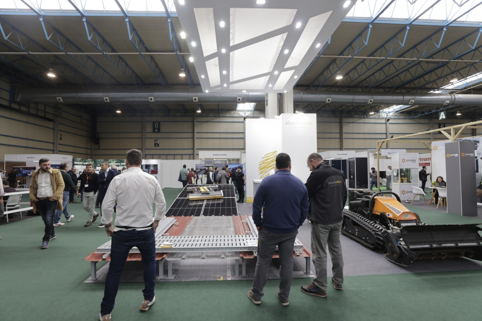 Inauguración de Expofimer en la Feria de Muestras de Zaragoza.