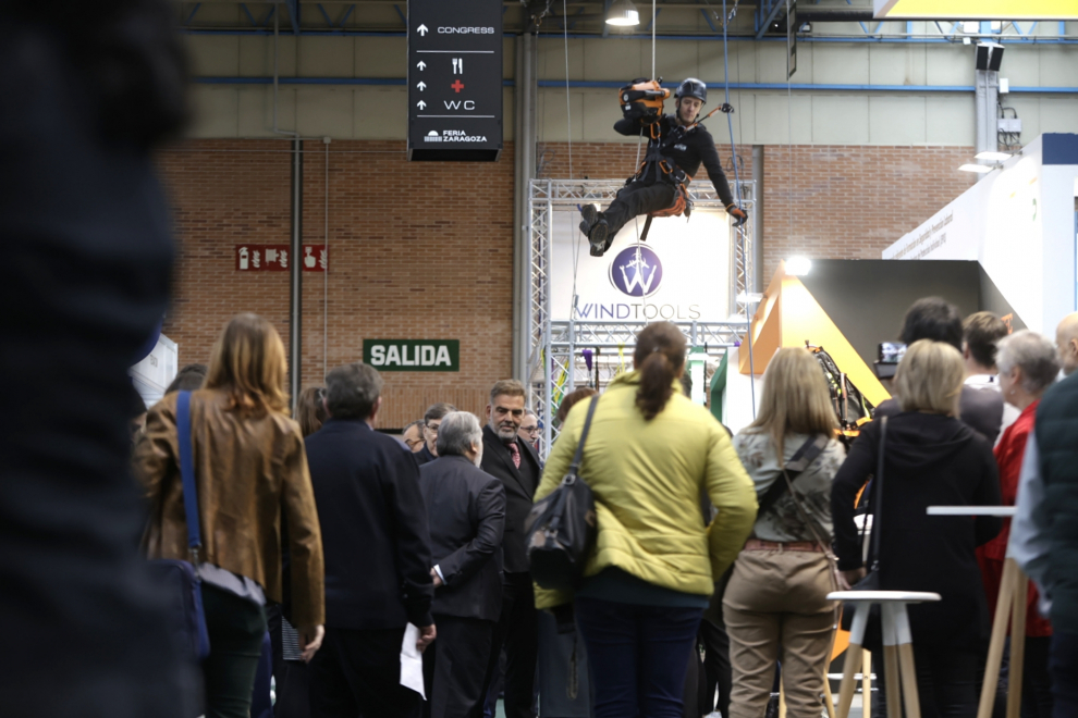 Inauguración de Expofimer en la Feria de Muestras de Zaragoza.