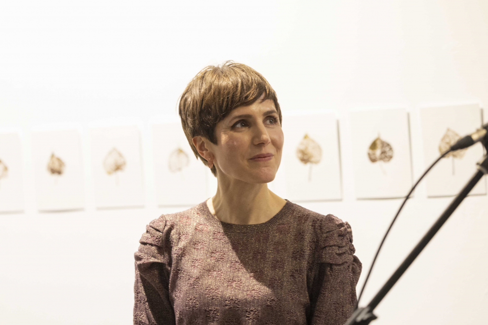 Fotos de la exposición 'The Phantom Bouquet' en el museo Pablo Serrano de Zaragoza