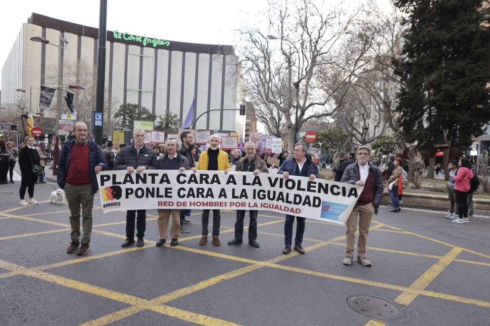 Manifestación por el 8M en Zaragoza
