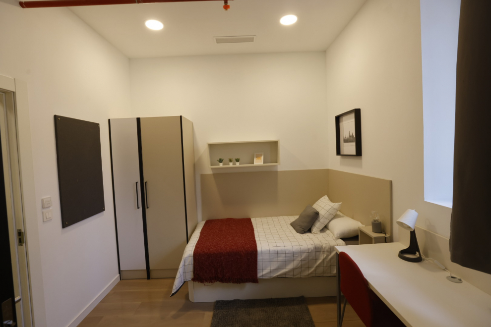 Así es la residencia de estudiantes de Pontoneros en Zaragoza