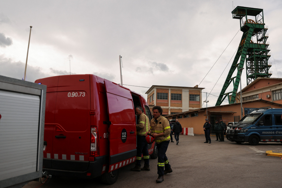Rescate de los tres mineros muertos en Súria, Barcelona.
