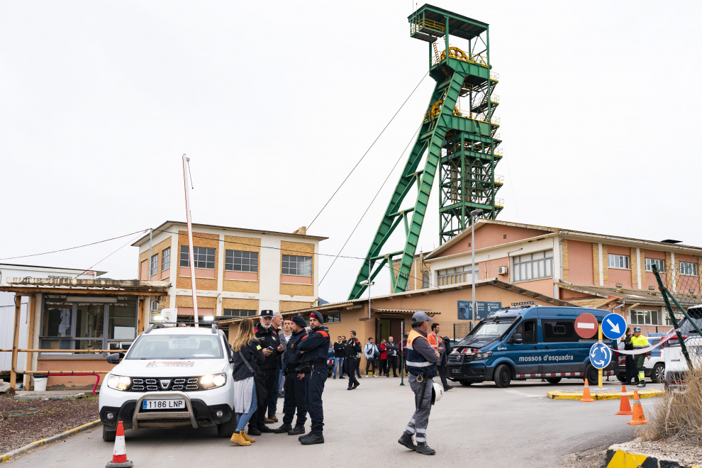 Rescate de los tres mineros muertos en Súria, Barcelona.