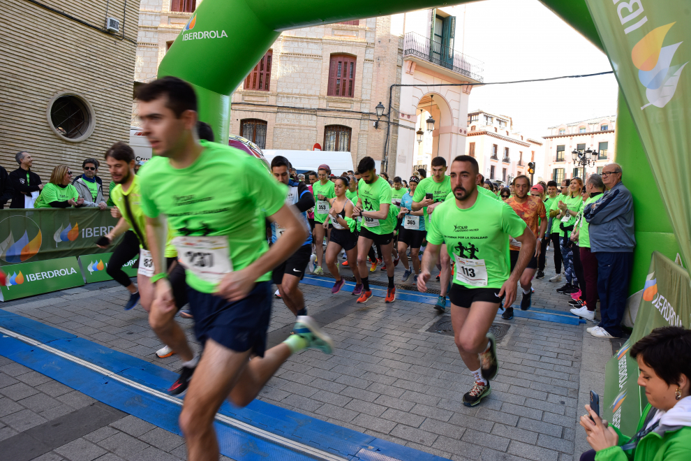 La fuerza verde ha llenado las calles de Huesca este domingo