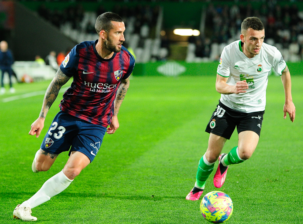Fotos del partido entre la SD Huesca y el Racing de Santander
