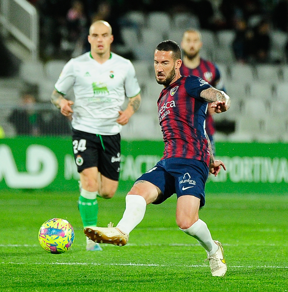Fotos del partido entre la SD Huesca y el Racing de Santander