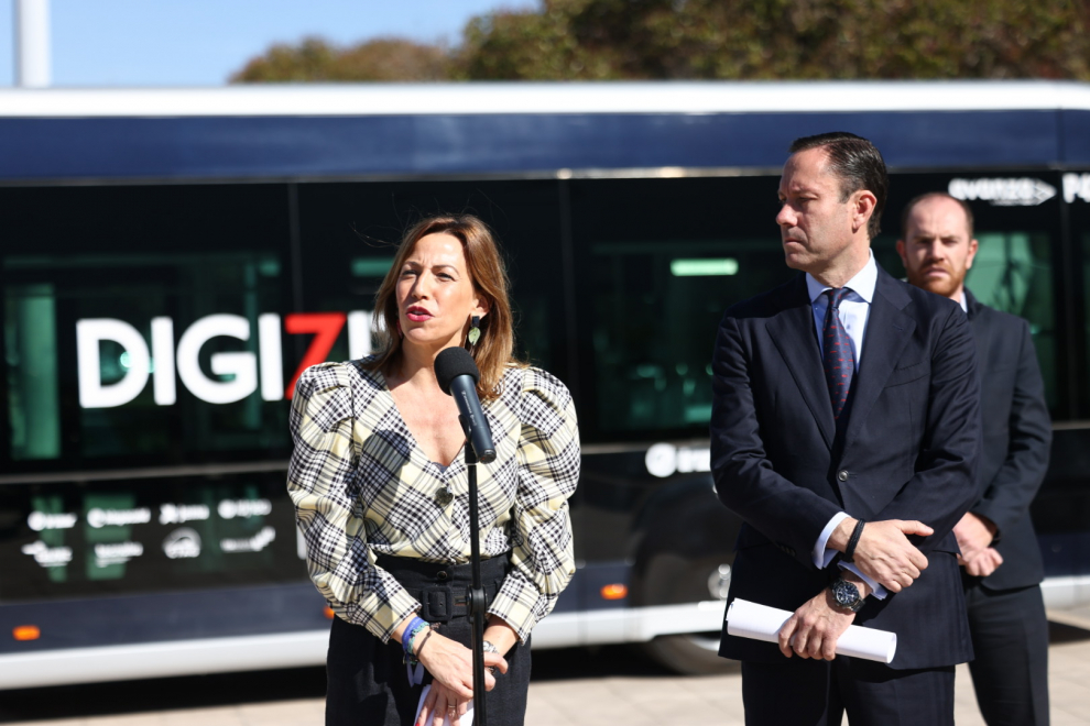 Nuevo autobús urbano inteligente en pruebas en Zaragoza