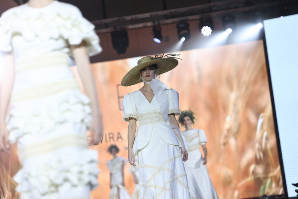Foto del desfile y concurso de jóvenes diseñadores dentro de la Aragón Fashion Week, en el Palacio de Congresos de Zaragoza