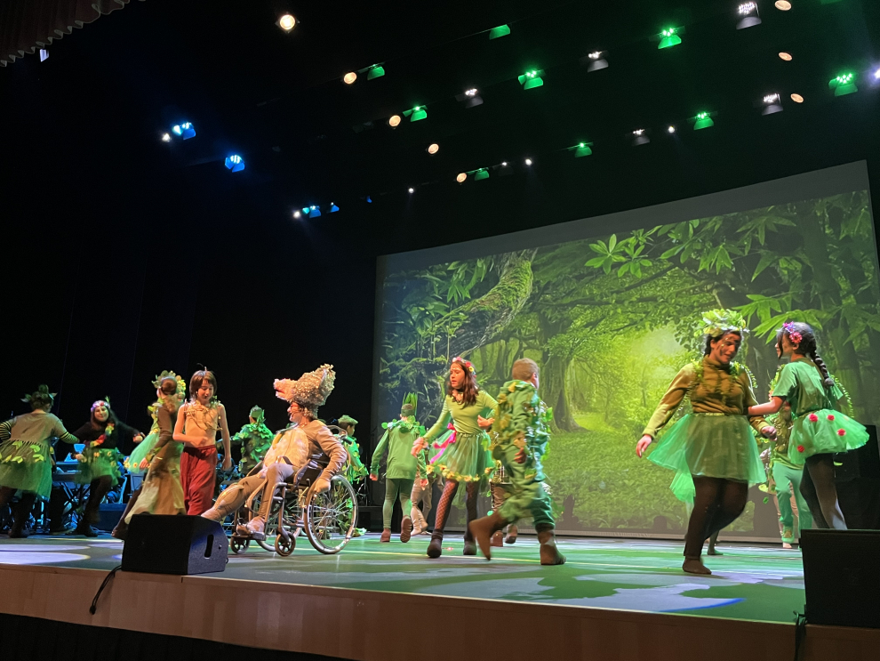 Musical 'El libro de la selva' del colegio Santa Ana de Sabiñánigo.