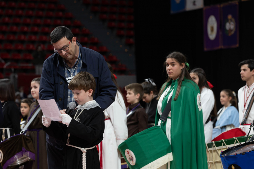 La 30ª edición de la exhibición ha reunido a más de 640 niños de 22 cofradías en el pabellón Príncipe Felipe.