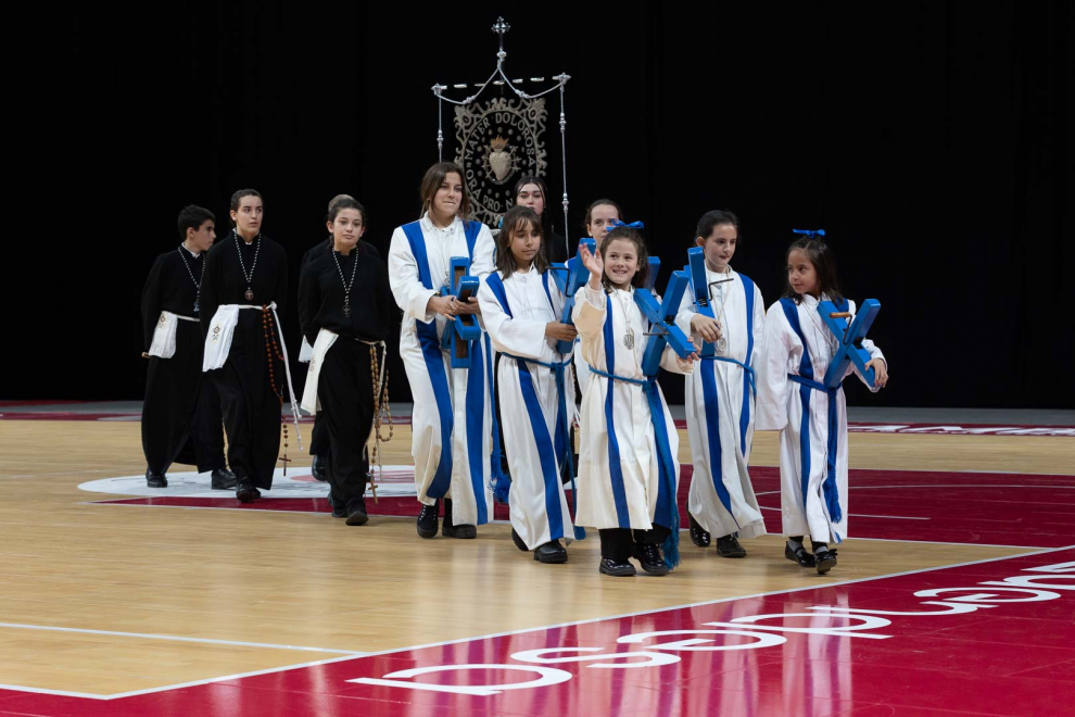 La 30ª edición de la exhibición ha reunido a más de 640 niños de 22 cofradías en el pabellón Príncipe Felipe.