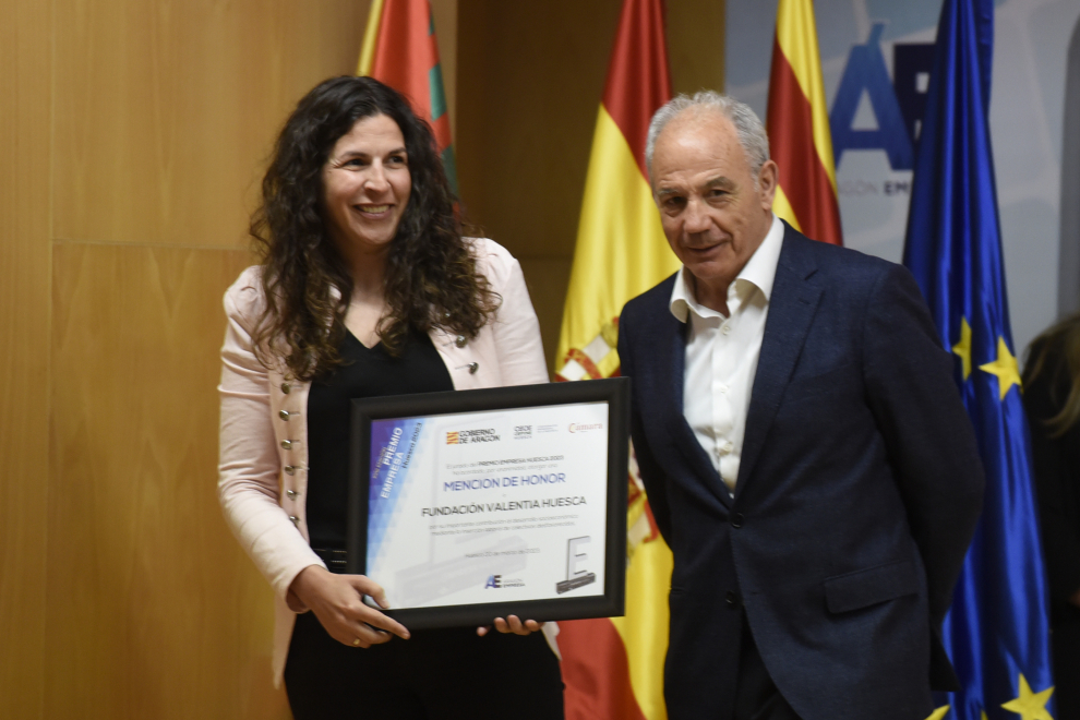 Fribin ha recibido este año la máxima distinción del empresariado aragonés en una cita en la que también se ha reconocido al resto de finalistas.