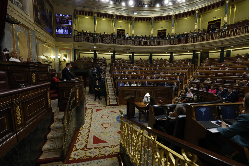 El Congreso debate la moción de censura de Vox contra Pedro Sánchez.