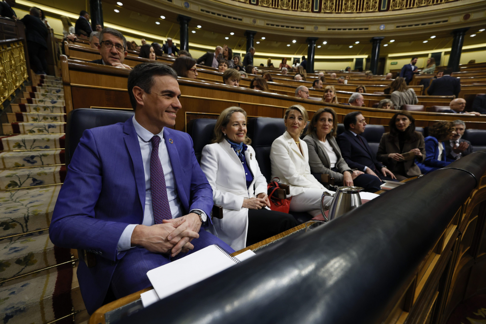 El Congreso debate la moción de censura de Vox contra Pedro Sánchez.