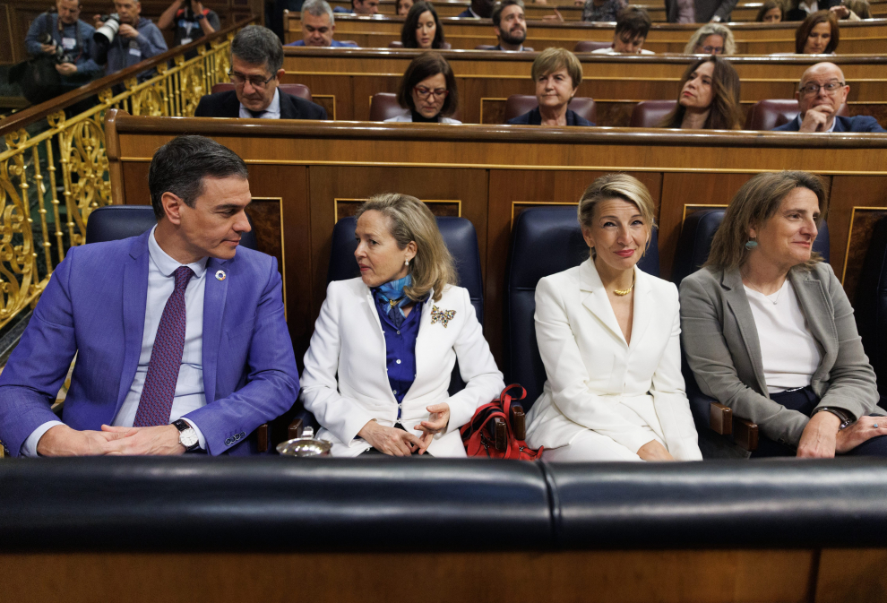 Fotos de la moción de censura de Vox contra Pedro Sánchez en el Congreso