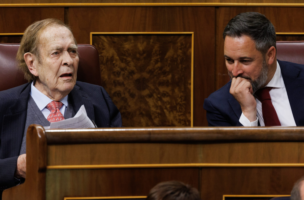 Segundo día de la moción de censura de Vox contra Pedro Sánchez: Tamames y Abascal.