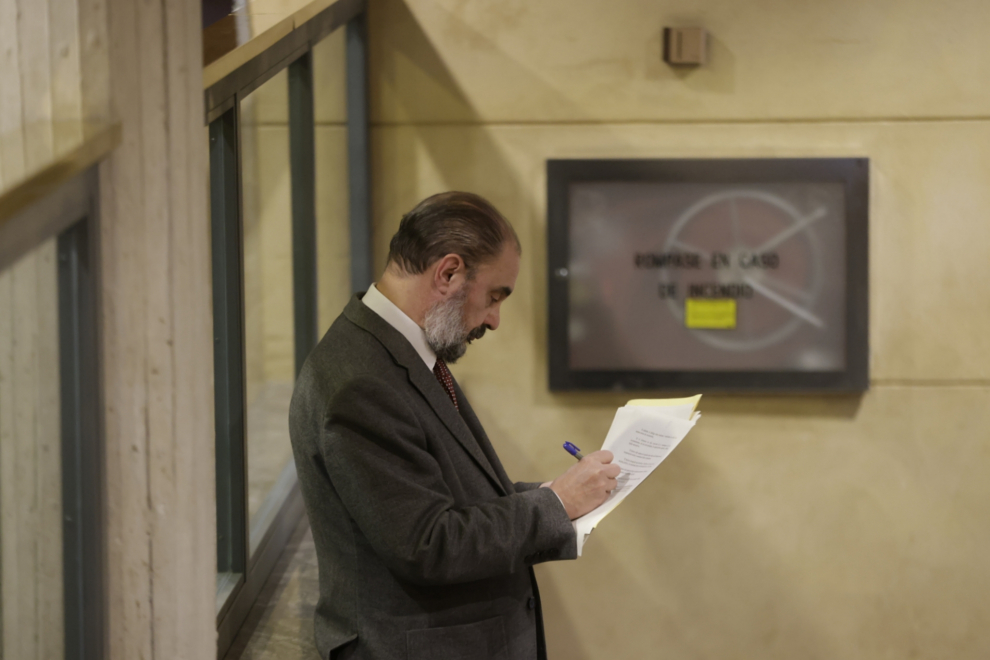 Pleno de las Cortes en el que Lambán ha hecho balance de su legislatura y se ha aprobado la ley del Juego.