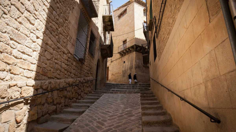 Una calle de Calaceite