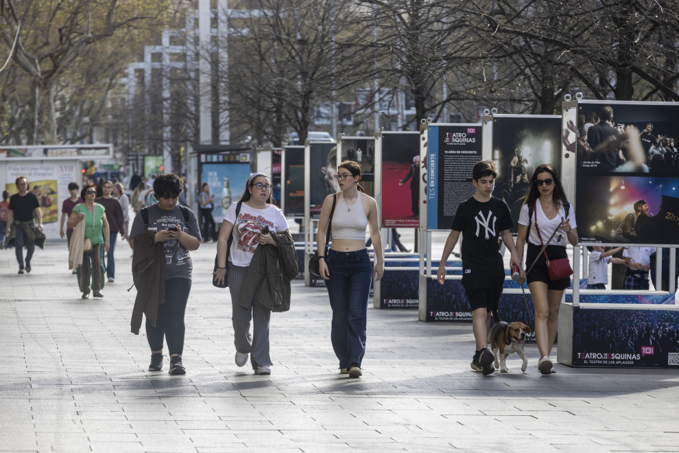Zaragoza roza los 30ºC en los primeros días de la primavera
