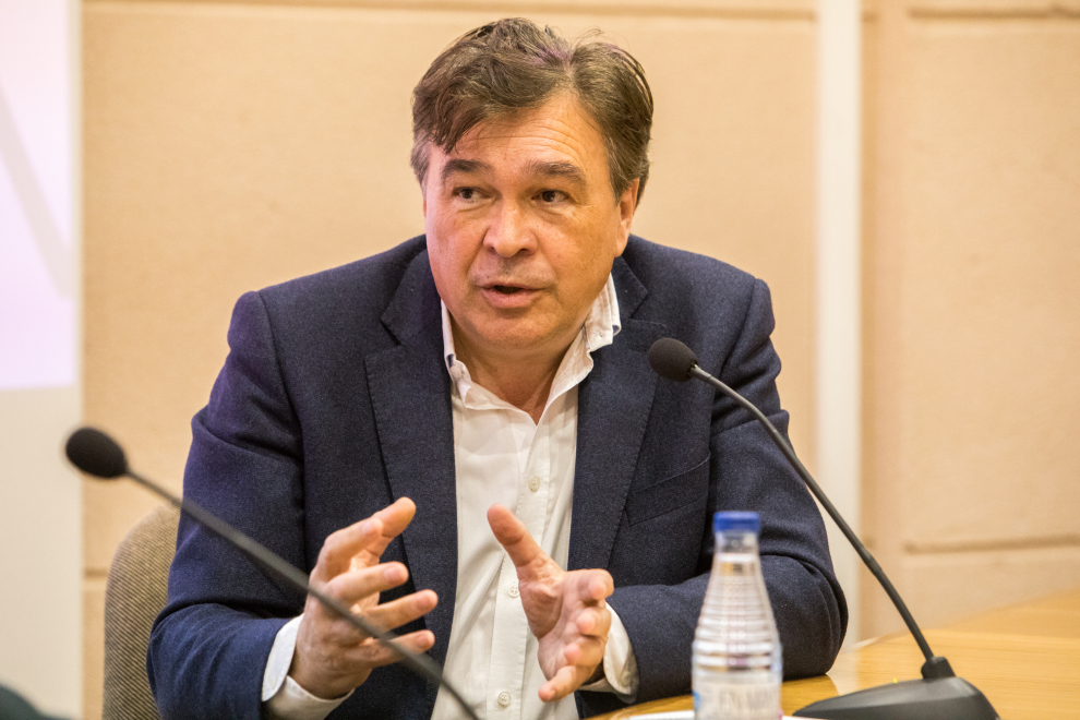 Conversaciones electorales HERALDO: Tomás Guitarte, en la Cámara de Comercio de Teruel