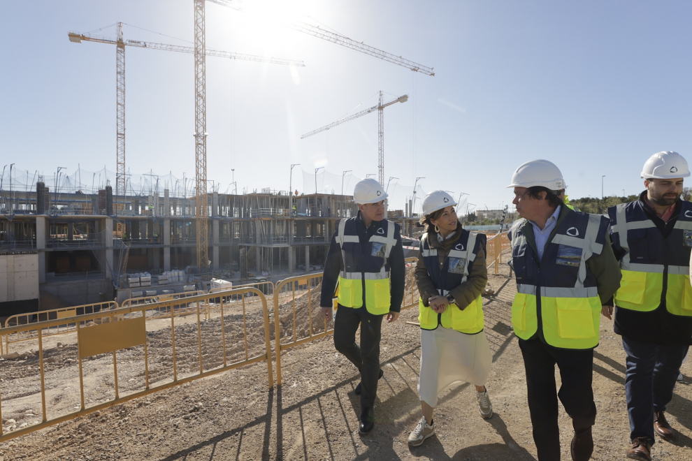 Fotos de las obras de construcción del futuro Hospital Quirónsalud Zaragoza