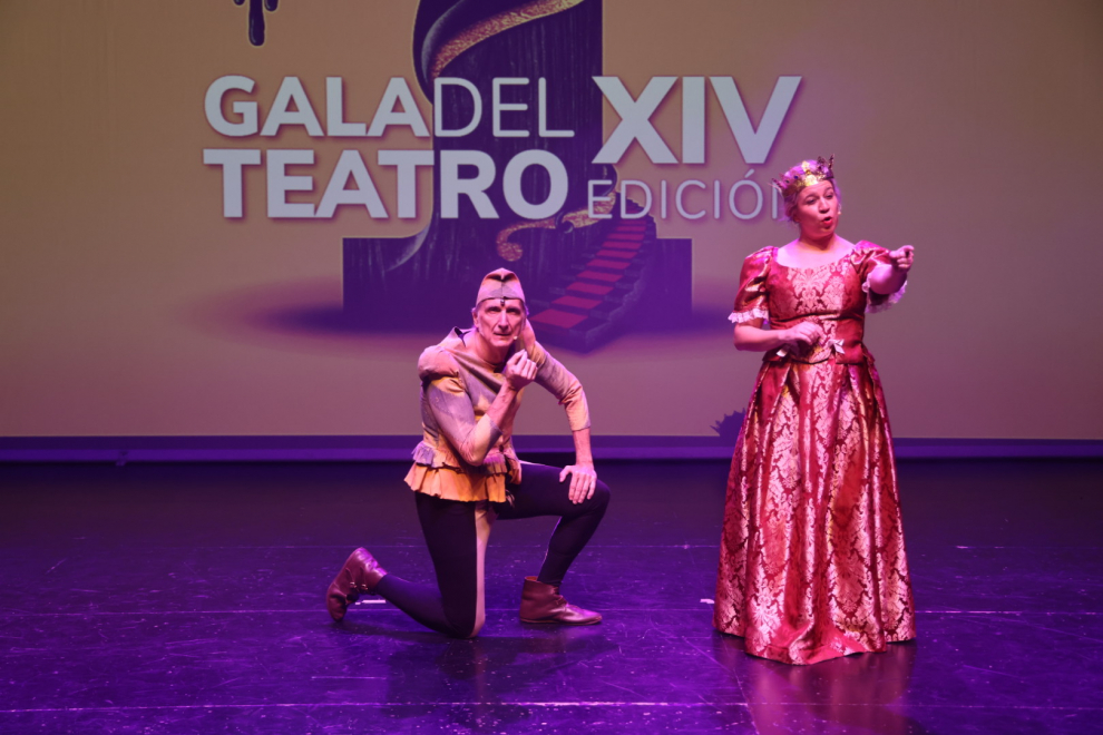 Gala del Teatro en el Teatro de las Esquinas en Zaragoza.