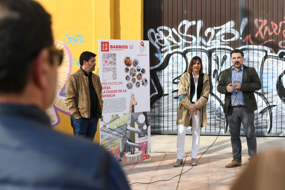 Lola Ranera presenta el proyecto 'la Ciudad de la Infancia' en Zaragoza