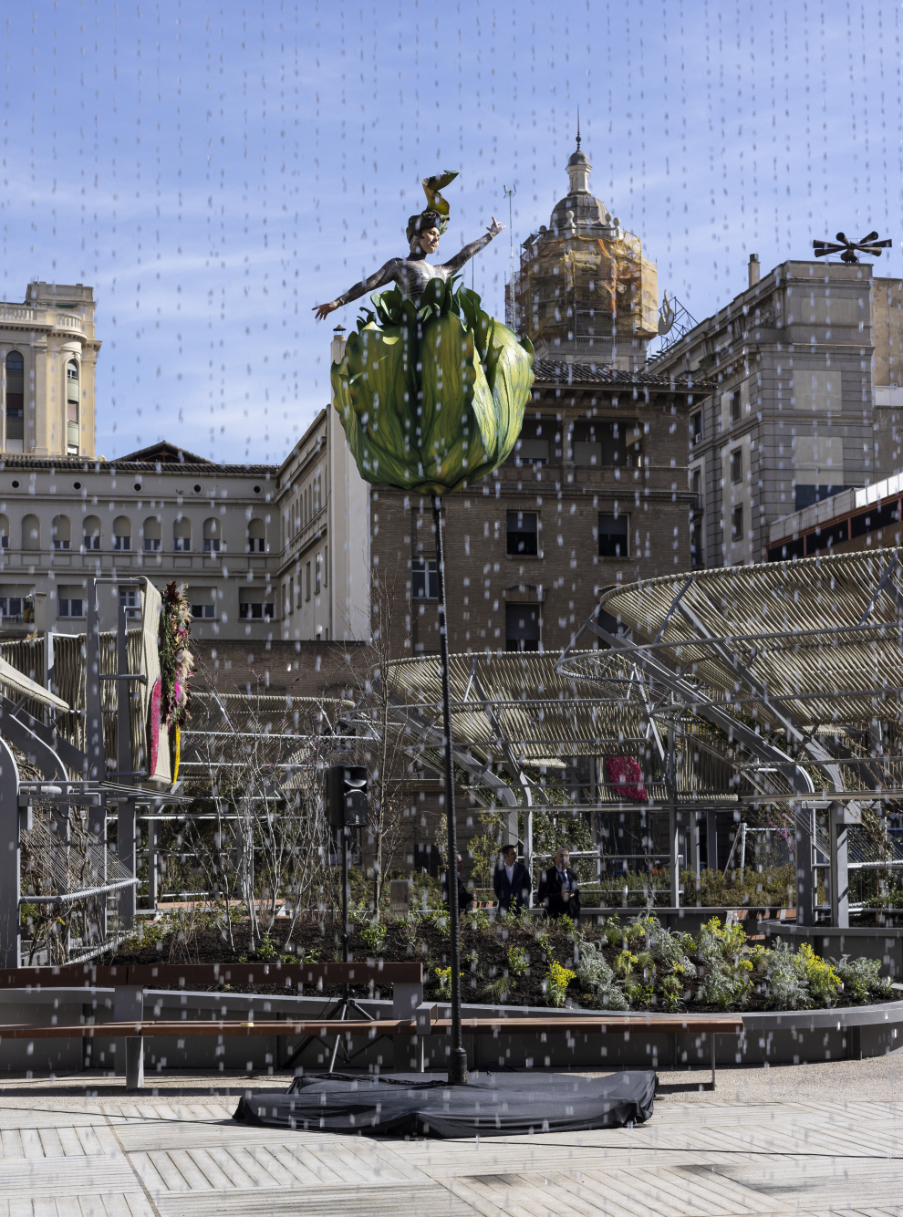 Fotos de la nueva plaza de Salamero de Zaragoza. Imágenes