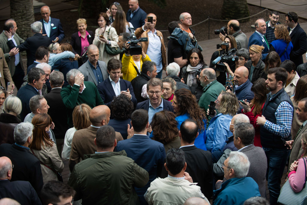 Acto de Feijóo en Zaragoza.