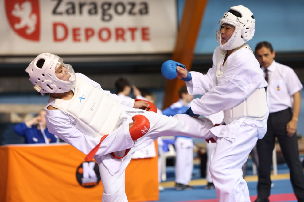 Kárate: 40 edición de los Juegos Escolares Aragón y Campeonato Veteranos en el Palacio de Deportes de Zaragoza
