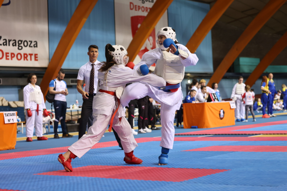 Kárate: 40 edición de los Juegos Escolares Aragón y Campeonato Veteranos en el Palacio de Deportes de Zaragoza