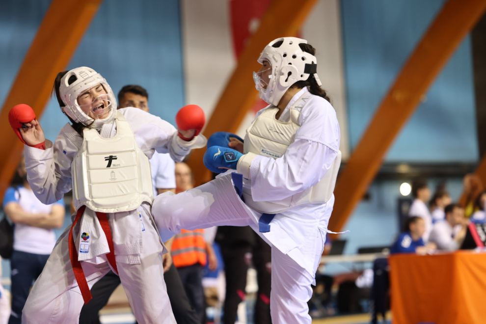 Kárate: 40 edición de los Juegos Escolares Aragón y Campeonato Veteranos en el Palacio de Deportes de Zaragoza
