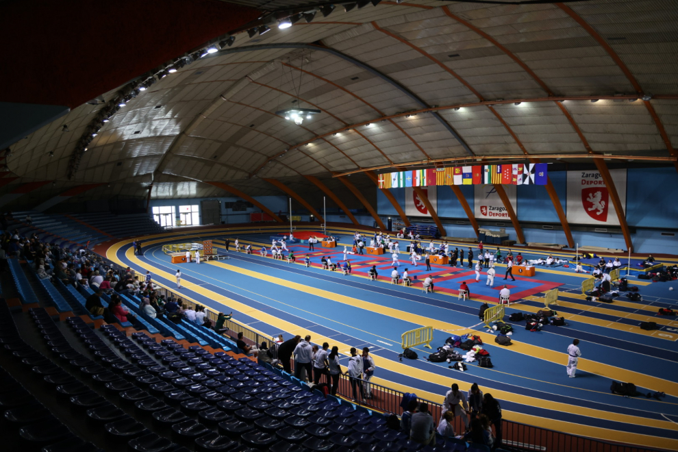Karate: 40 edición de los Juegos Escolares Aragón y Campeonato Veteranos en el Palacio de Deportes de Zaragoza