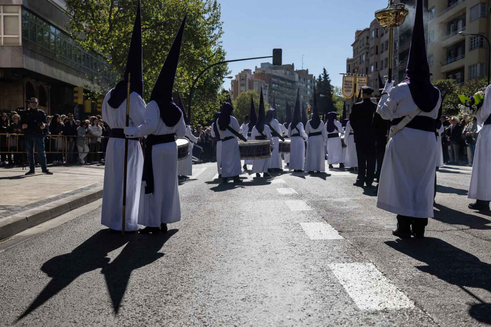 Procesión de la Verónica el Jueves Santo en Zaragoza