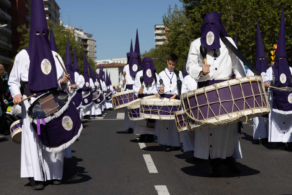 Procesión de la Verónica el Jueves Santo en Zaragoza