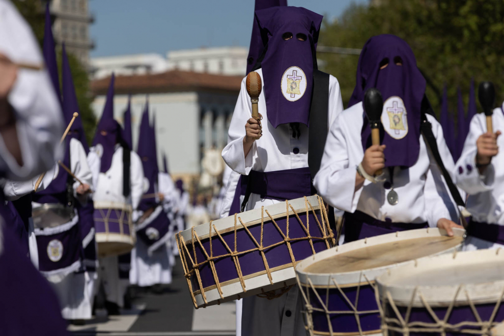 Procesión de la Verónica el Jueves Santo en Zaragoza