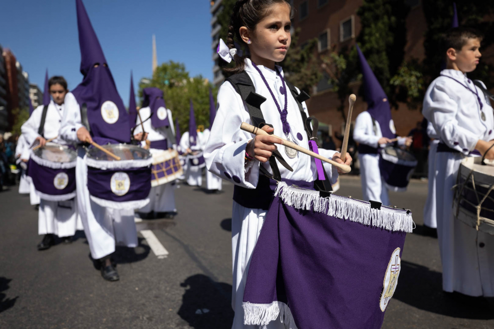 Procesión de la Verónica el Jueves Santo en Zaragoza