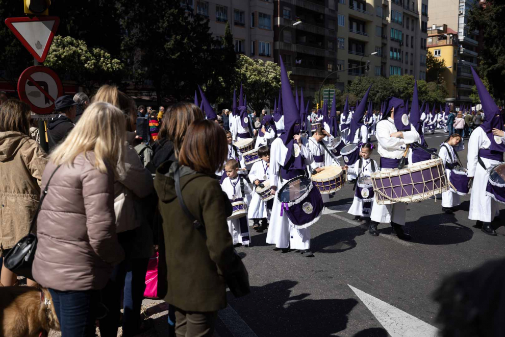 Procesión de la Verónica el Jueves Santo en Zaragoza