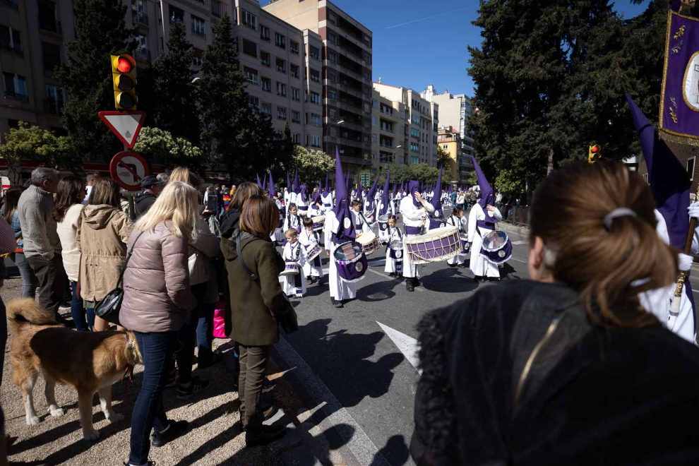 Procesión de la Verónica el Jueves Santo en Zaragoza