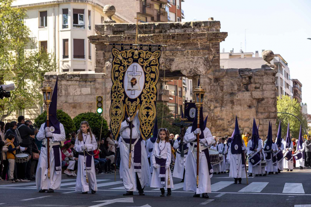 Procesión de la Verónica el Jueves Santo en Zaragoza