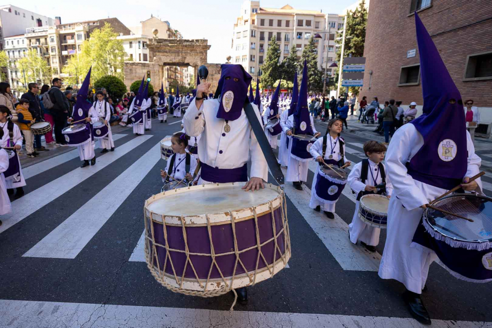 Procesión de la Verónica el Jueves Santo en Zaragoza