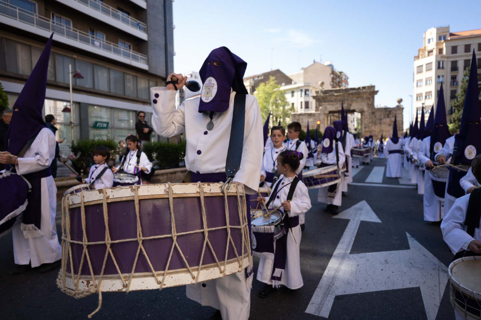Procesión de la Verónica el Jueves Santo en Zaragoza
