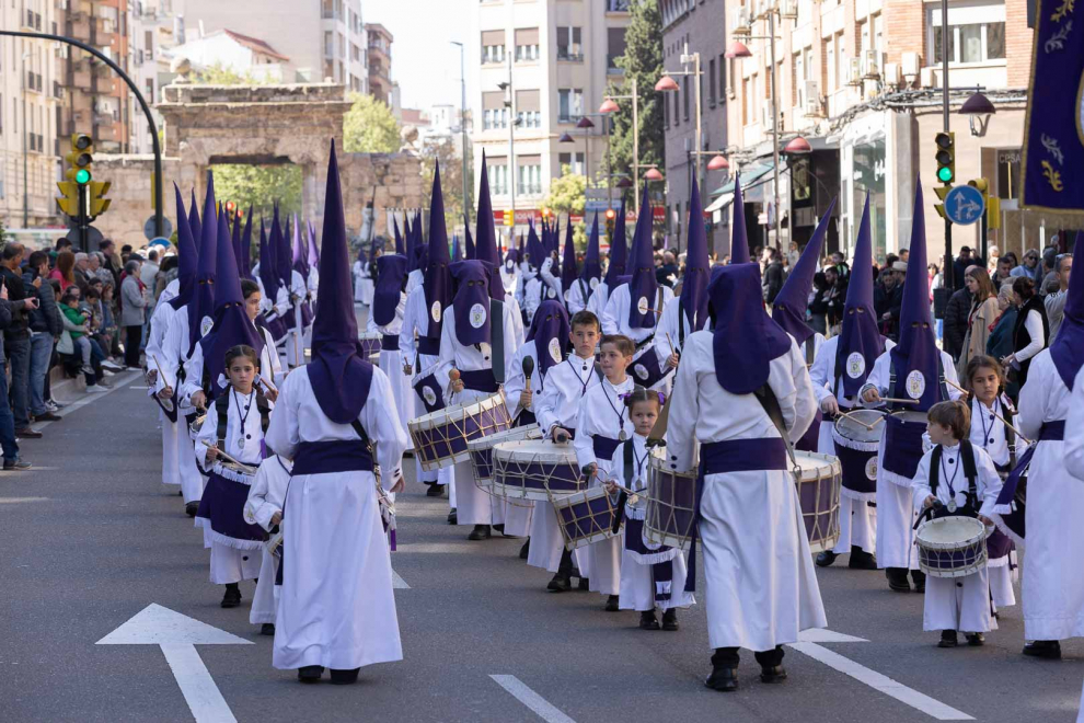 Procesión de la Verónica el Jueves Santo en Zaragoza