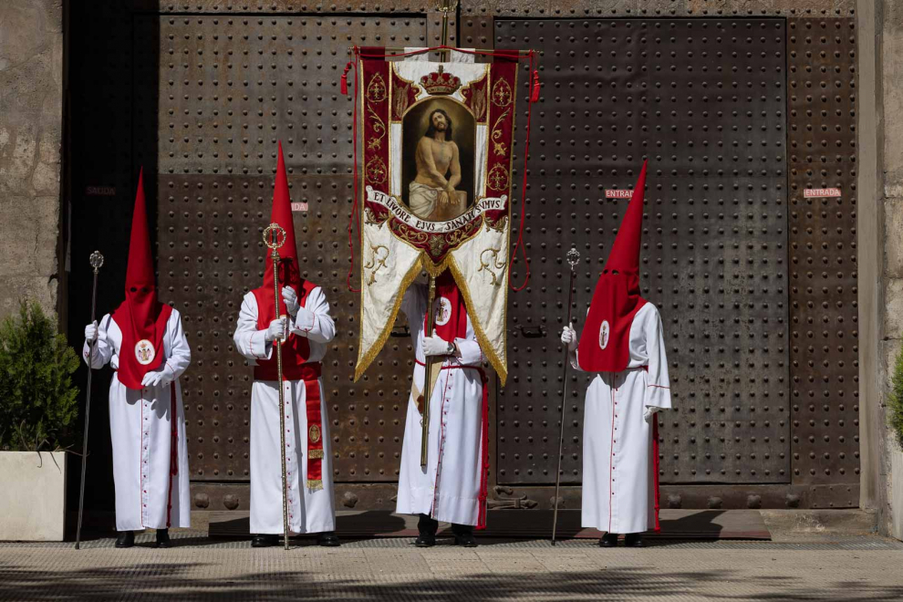 Procesión de la Verónica el Jueves Santo en Zaragoza