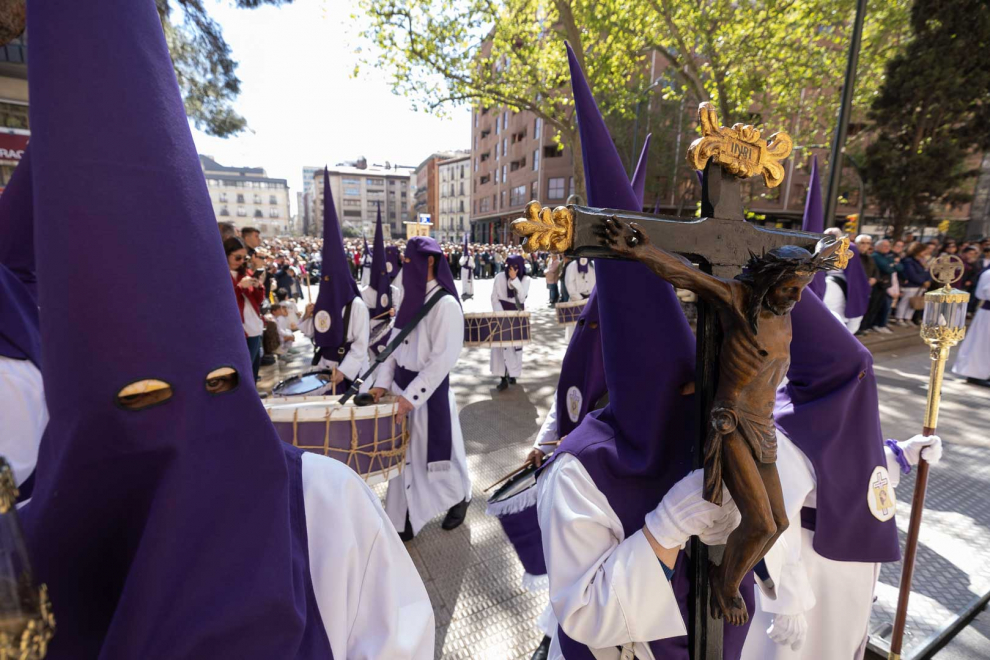 Procesión de la Verónica el Jueves Santo en Zaragoza