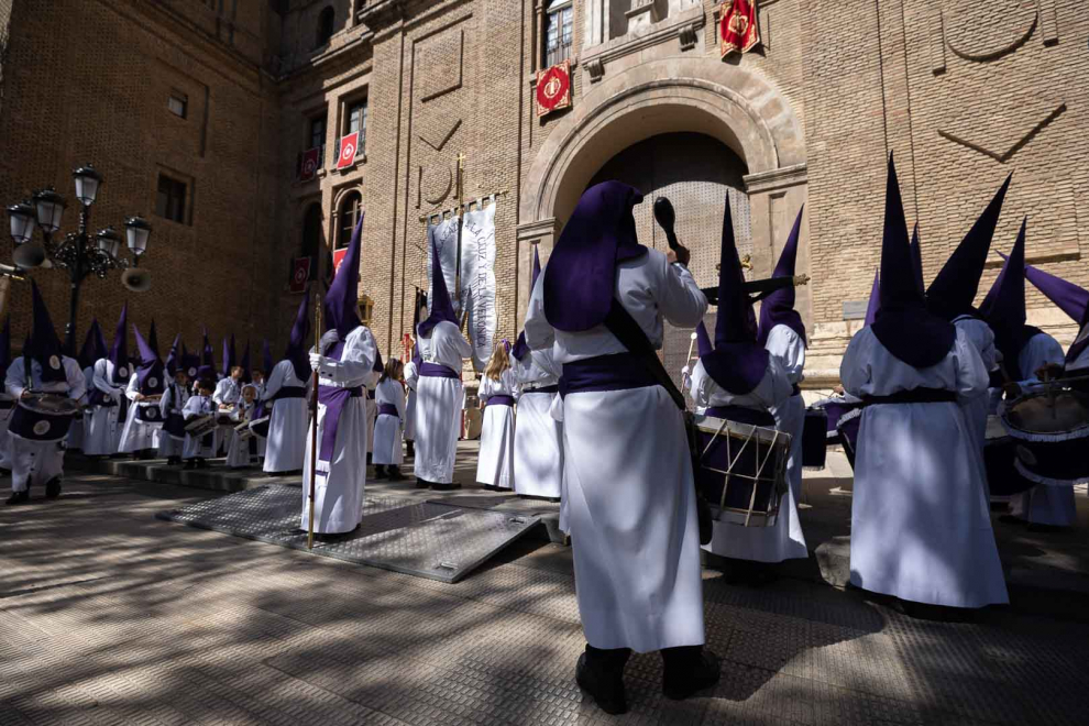 Procesión de la Verónica el Jueves Santo en Zaragoza