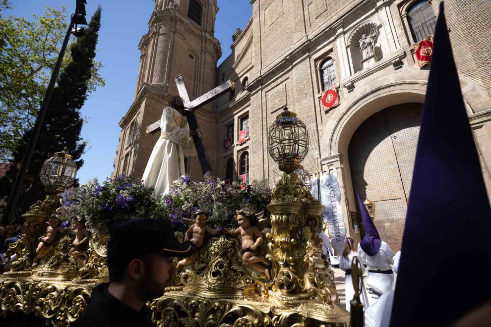 Procesión de la Verónica el Jueves Santo en Zaragoza