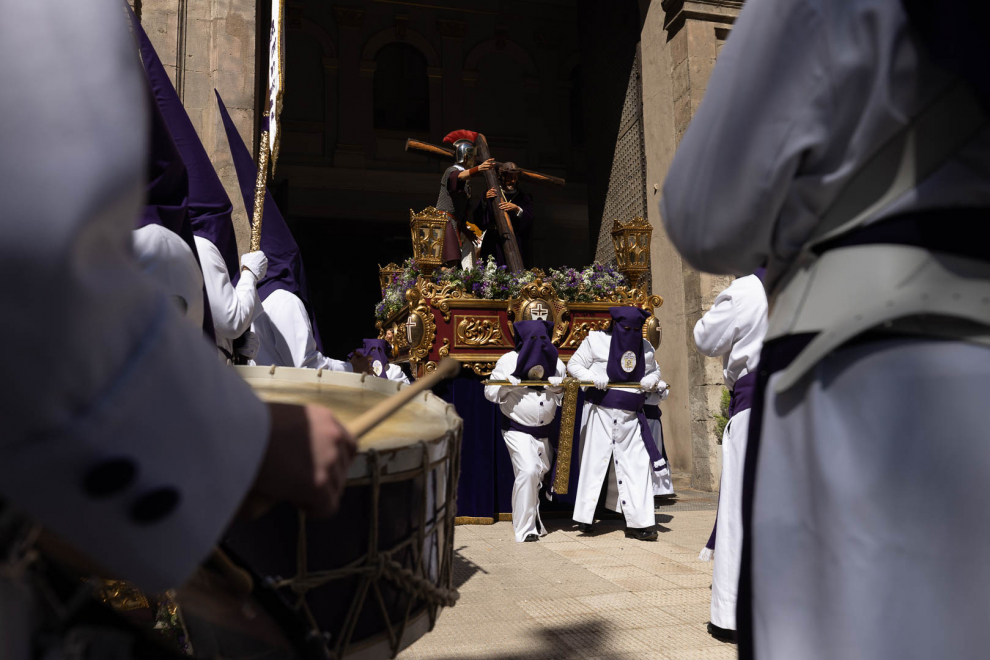 Procesión de la Verónica el Jueves Santo en Zaragoza