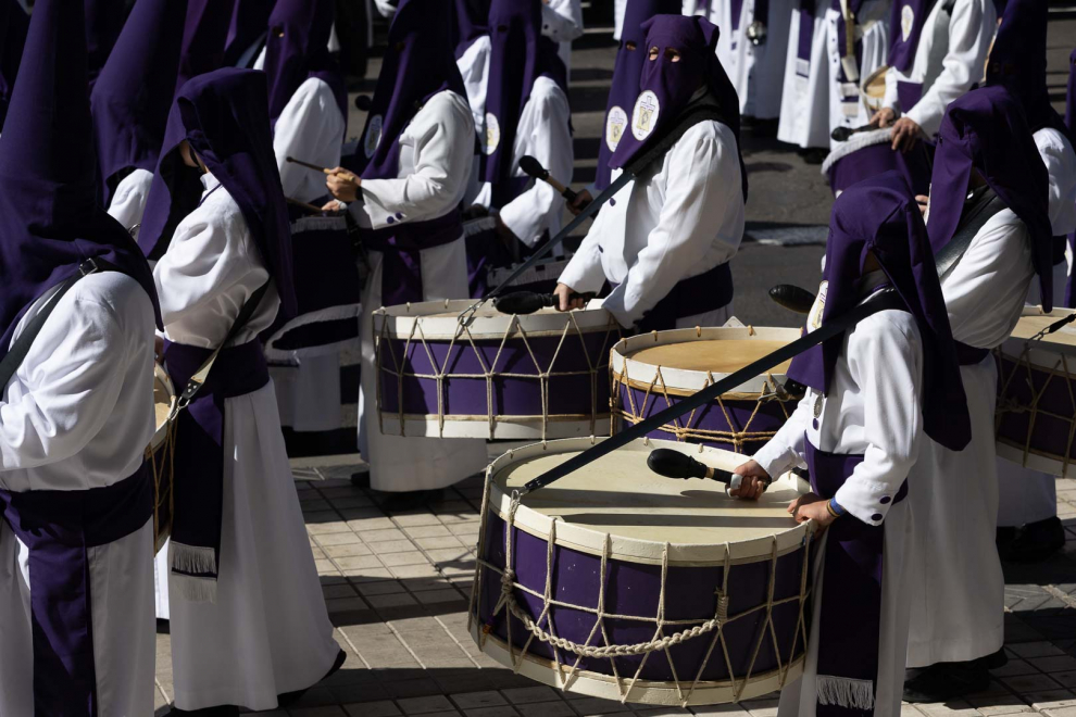 Procesión de la Verónica el Jueves Santo en Zaragoza