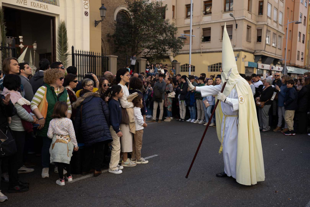 Procesión titular de la Eucaristía en Zaragoza.